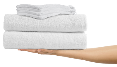 gratis handdoekset met washandjes