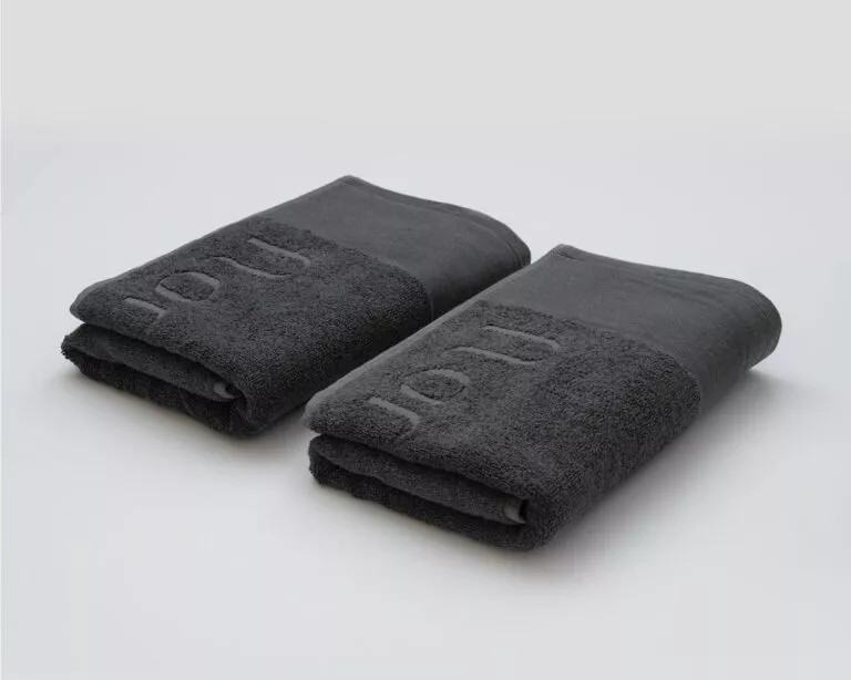 Florrel - Badgoed - Handdoeken 50x100 Rock Grey - 2pack